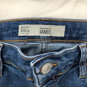 TOPSHOP Jamie Moto Skinny jeans